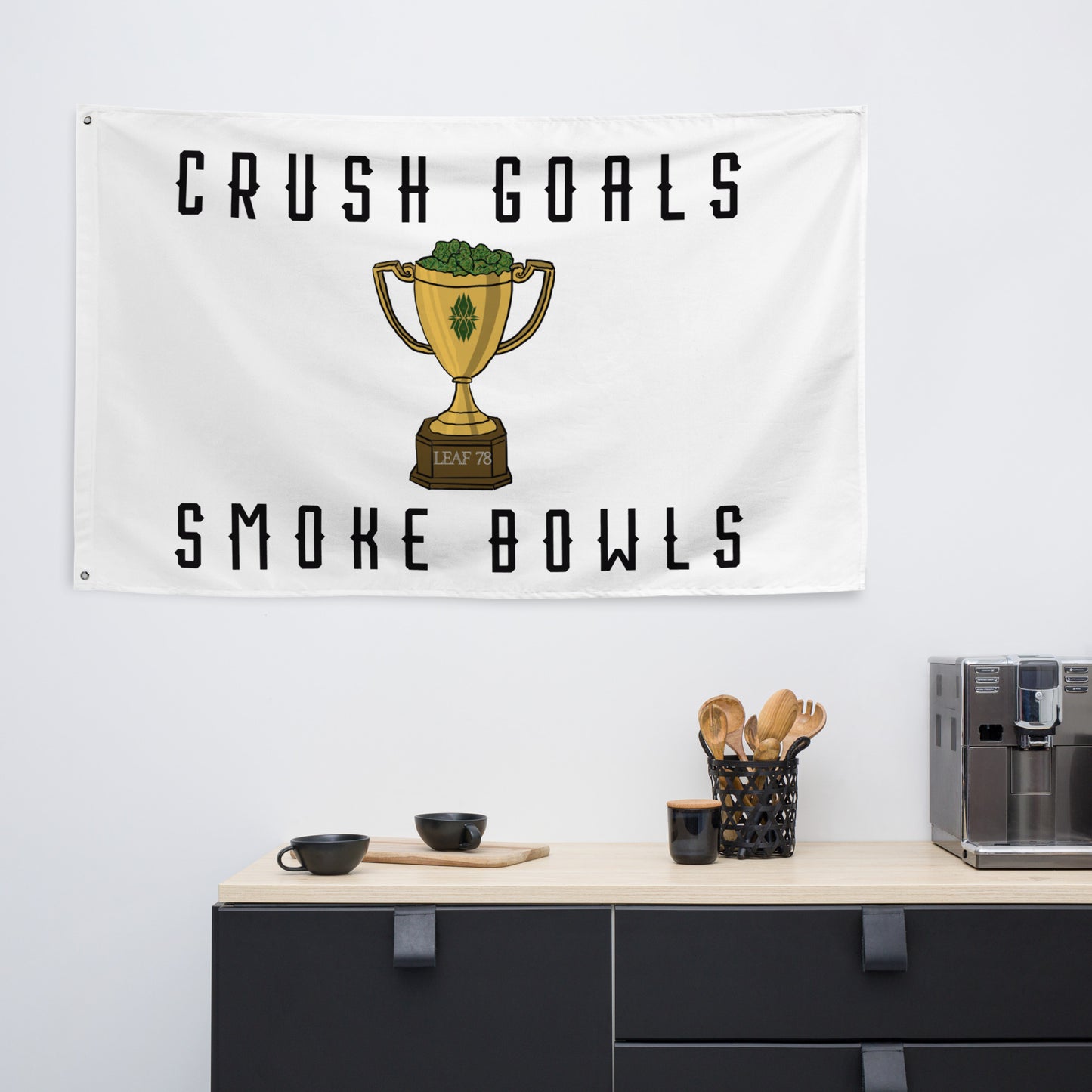 Crush Goals Smoke Bowls Flag