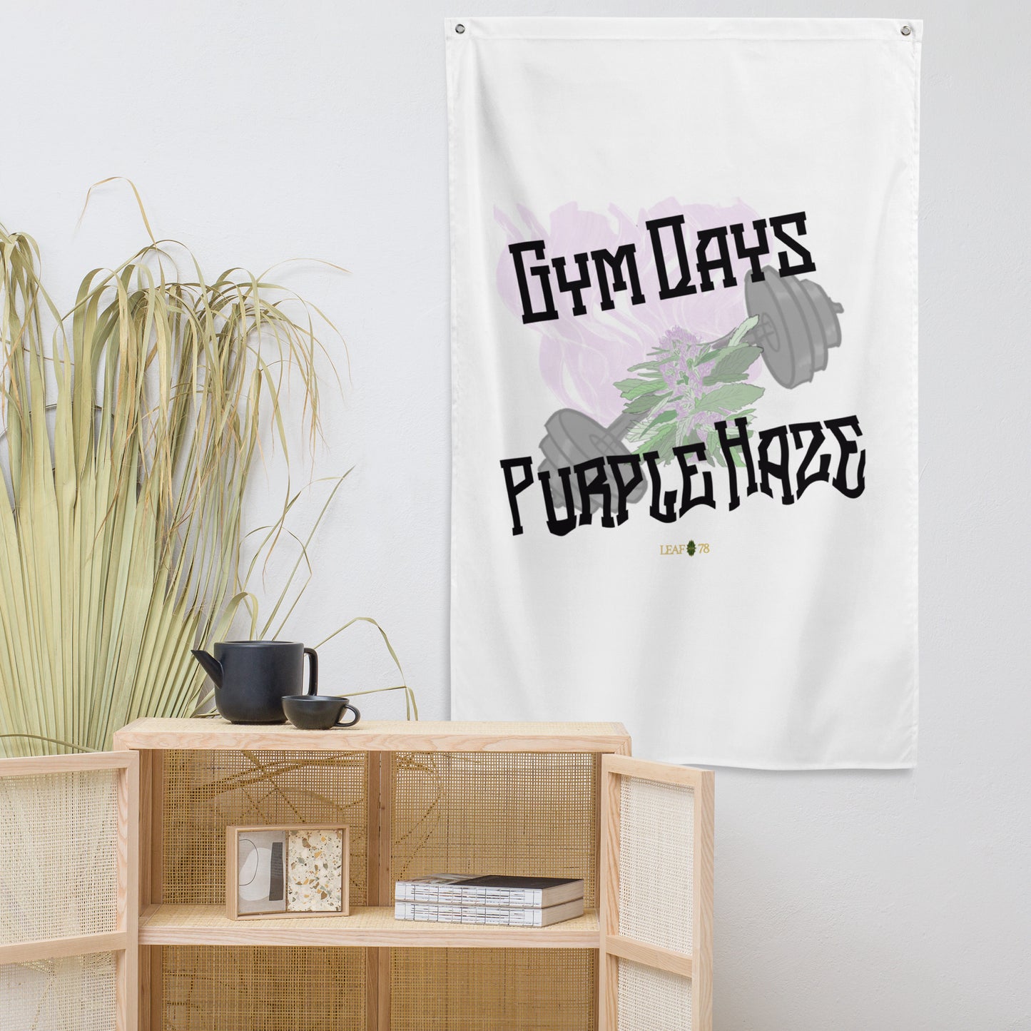 Gym Days Purple Haze Flag