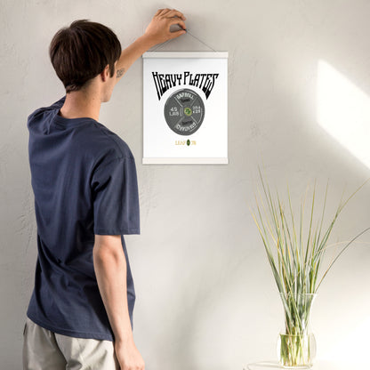 Heavy Plates Toking Eighths Poster with hangers