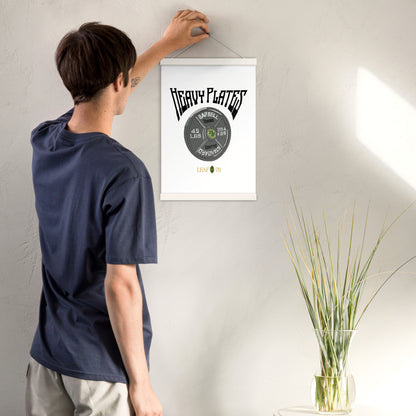 Heavy Plates Toking Eighths Poster with hangers