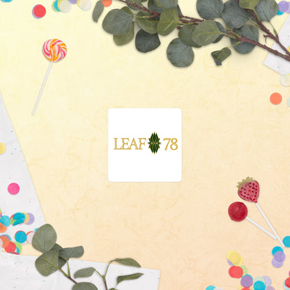 Leaf 78 Logo Bubble-free stickers
