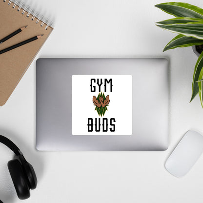 Gym Buds Bubble-free stickers