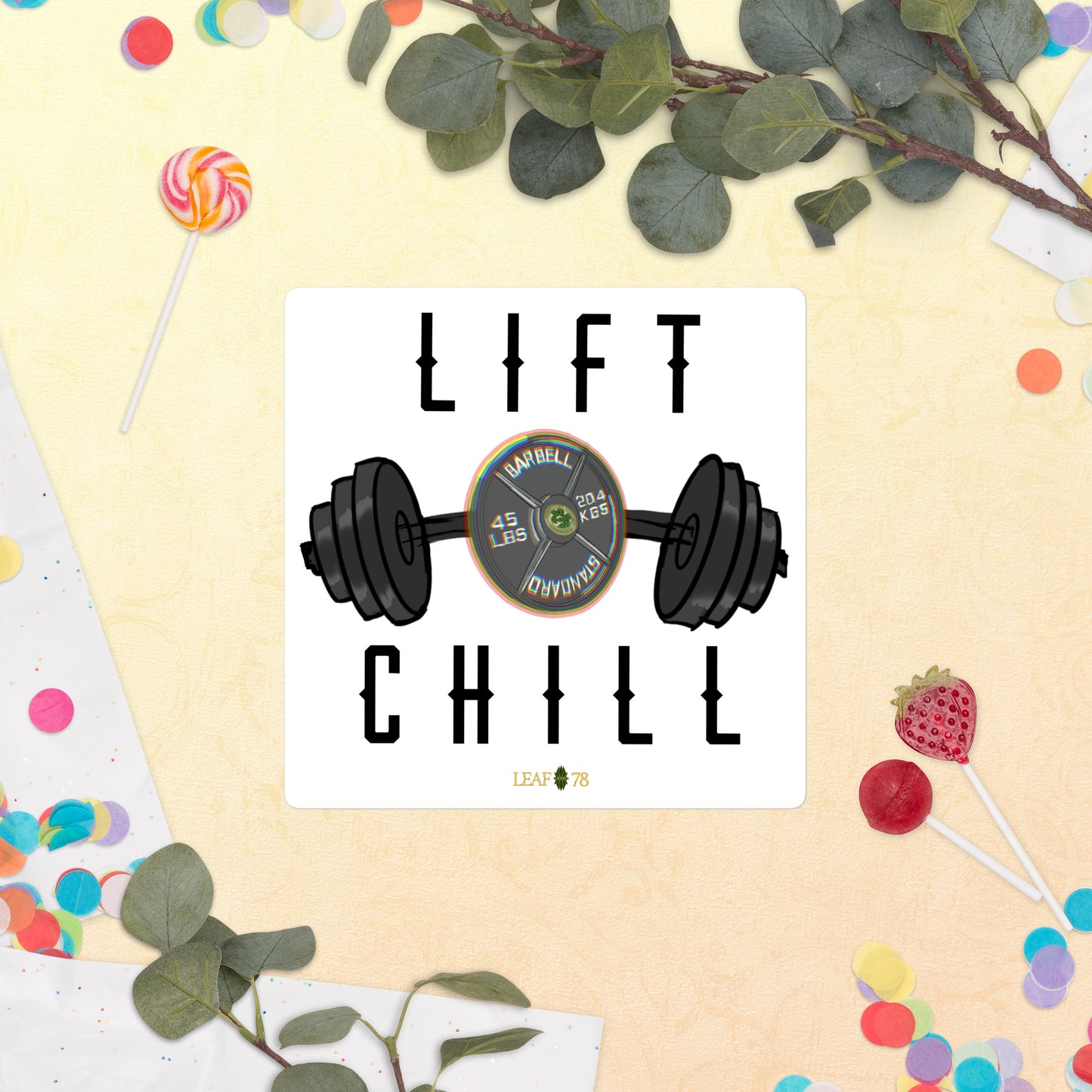 Lift n' Chill Bubble-free stickers