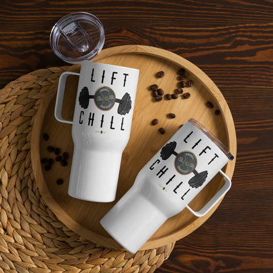 Lift n' Chill Travel mug with a handle