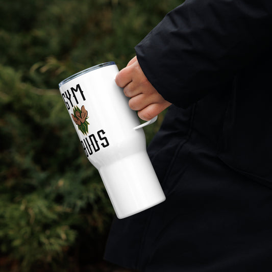 Gym Buds Travel mug with a handle