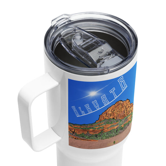 Elevate Travel mug with a handle