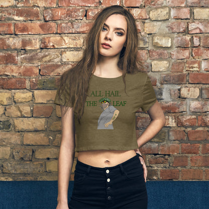 King of the Leaf Crop Tee