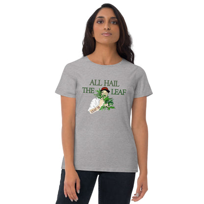 All Hail the Leaf Fitted short sleeve t-shirt