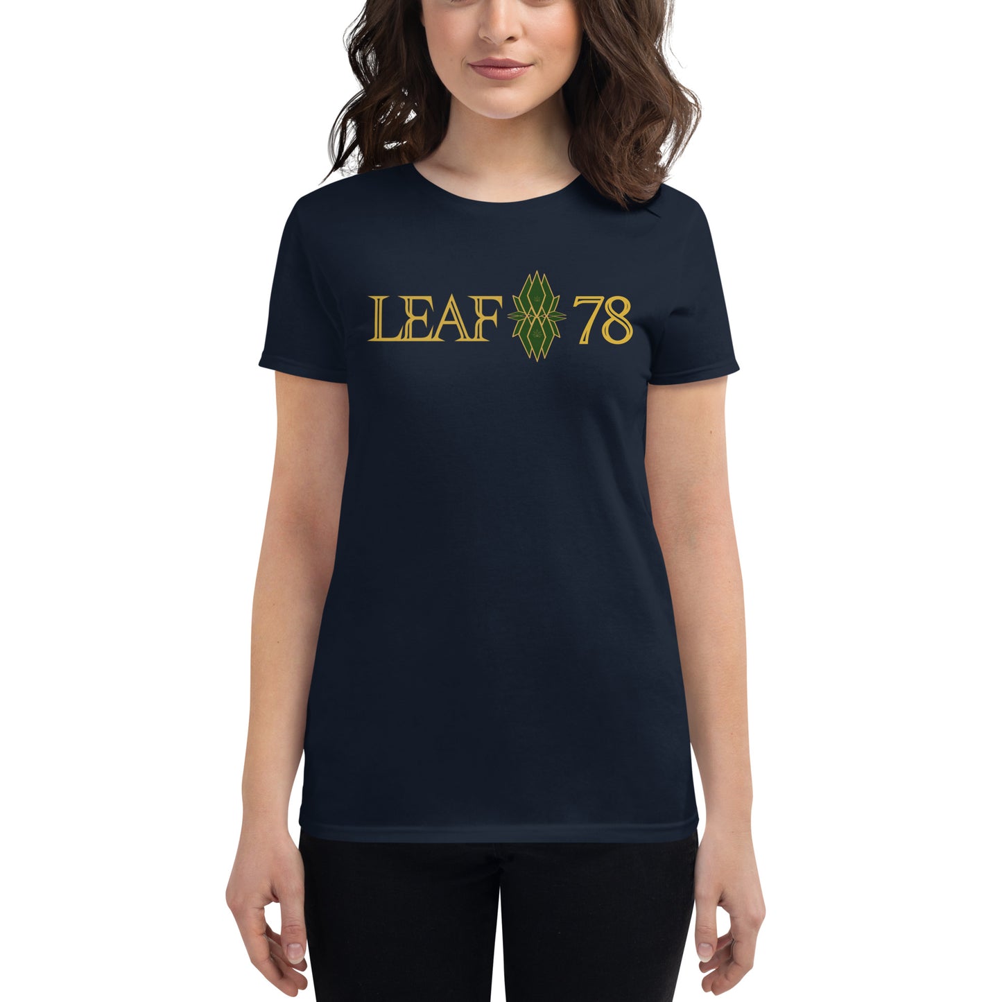 Leaf 78 Logo Fitted short sleeve t-shirt