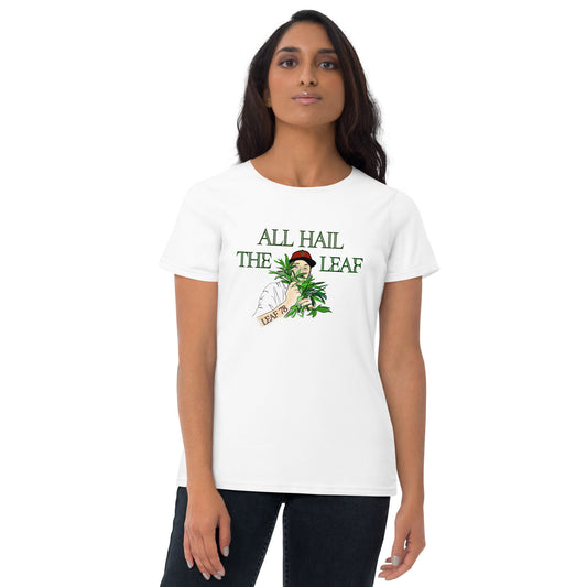 All Hail the Leaf Fitted short sleeve t-shirt