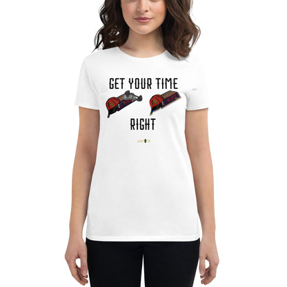 Get Your Time Right Fitted short sleeve t-shirt