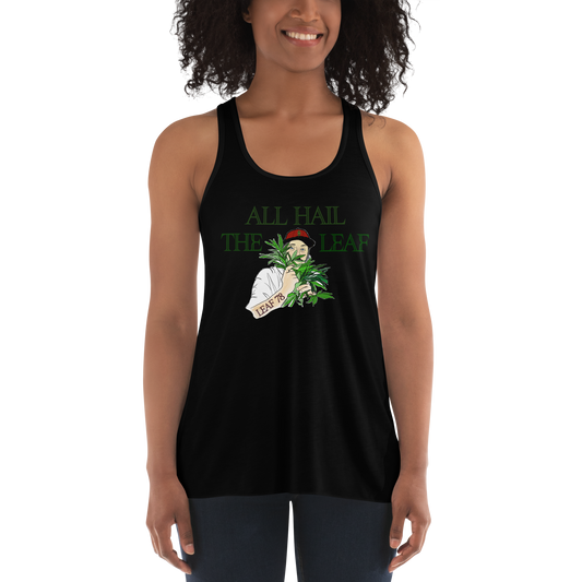 All Hail the Leaf Flowy Racerback Tank