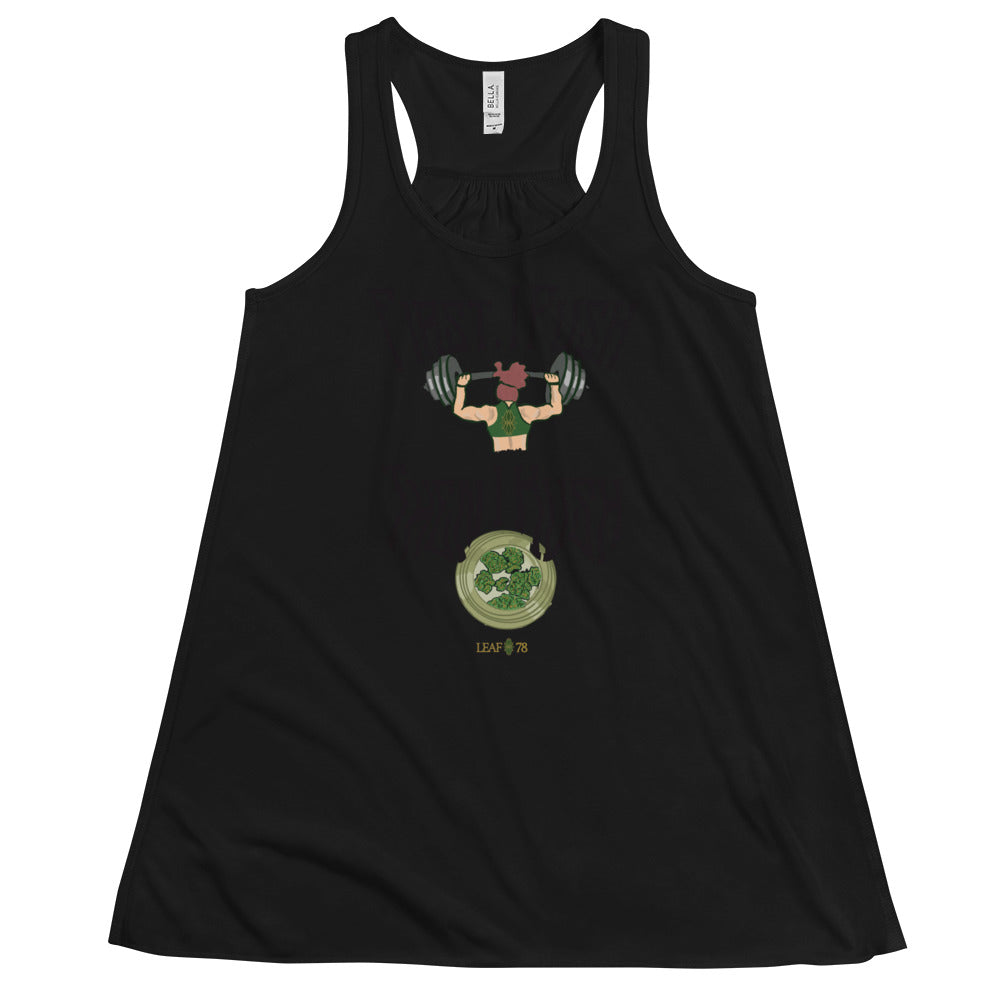 Push Then Kush Flowy Racerback Tank