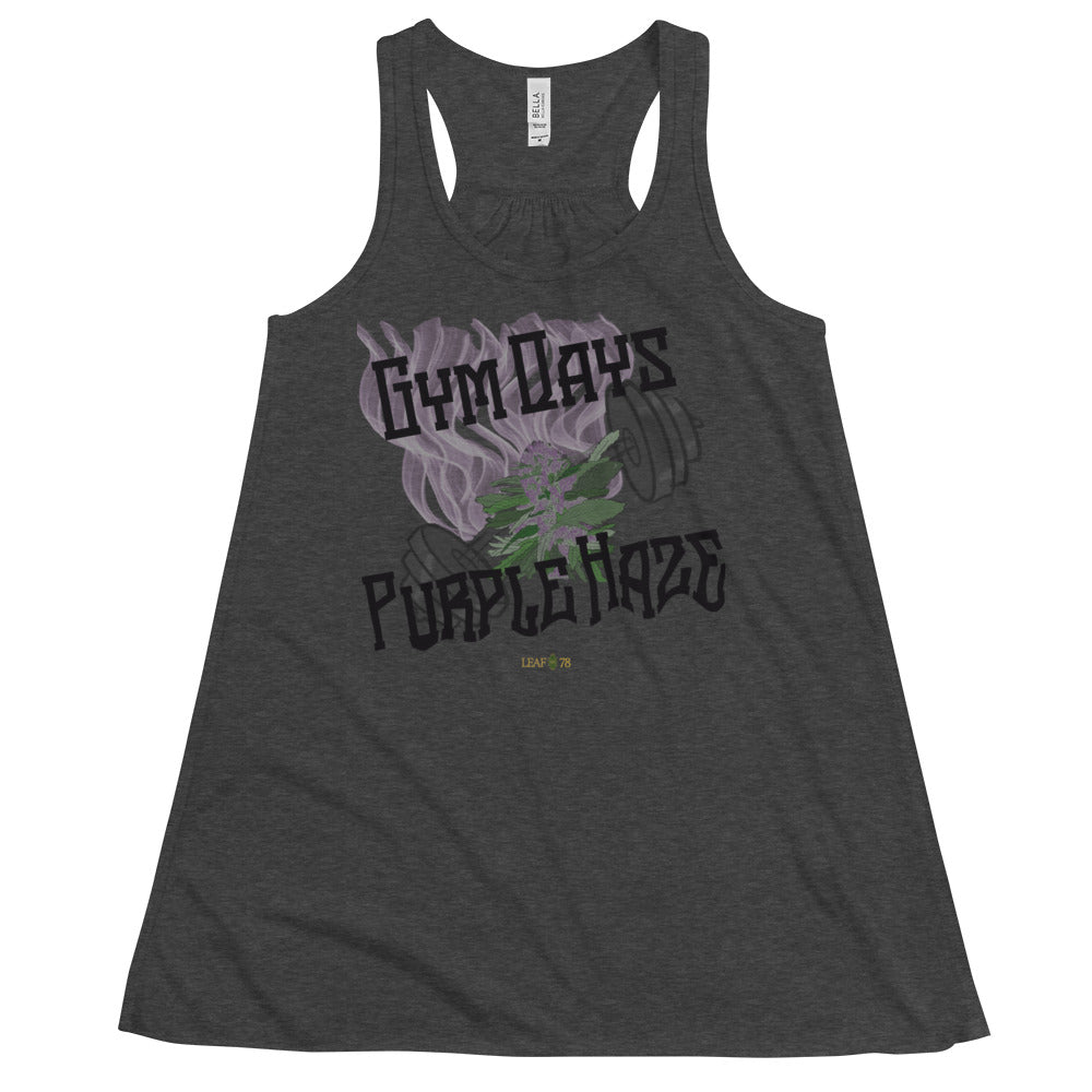 Gym Days Purple Haze Flowy Racerback Tank
