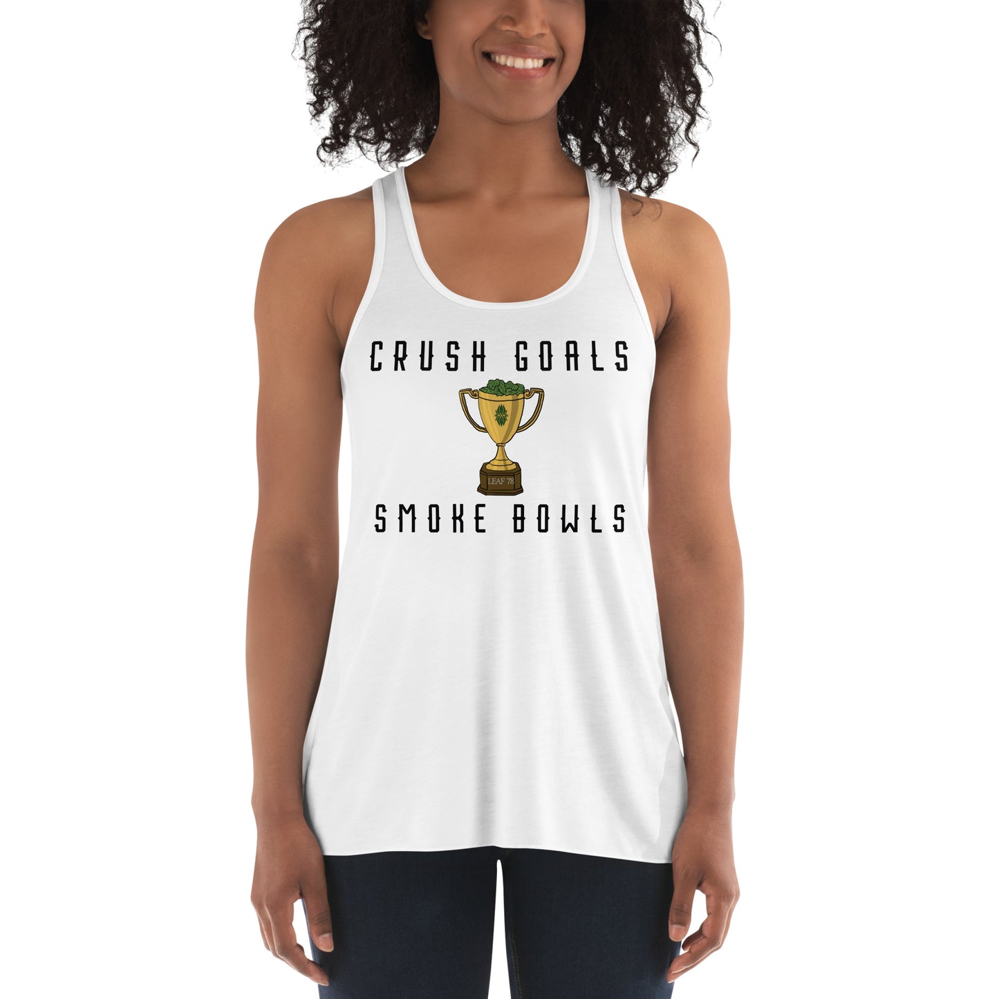 Crush Goals Smoke Bowls Flowy Racerback Tank