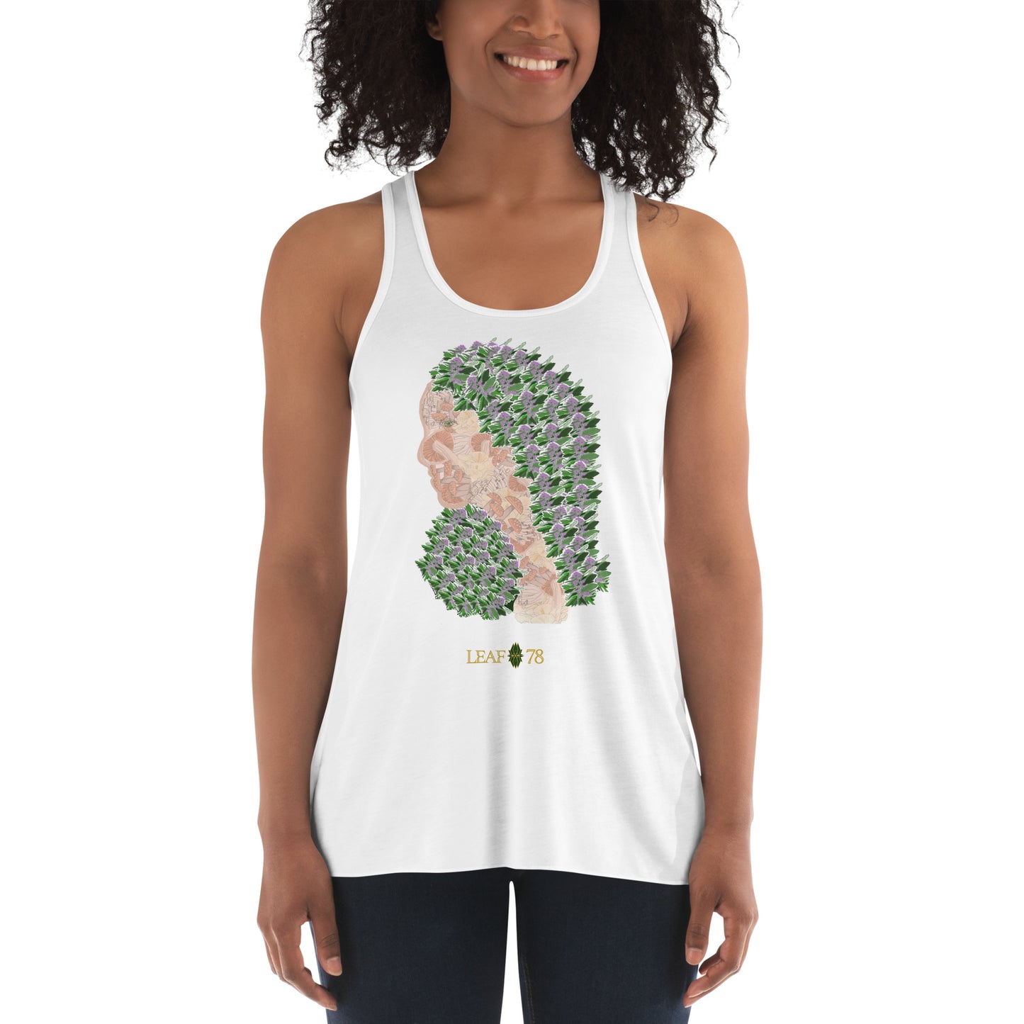 Mama Mush Love Flowy Racerback Tank